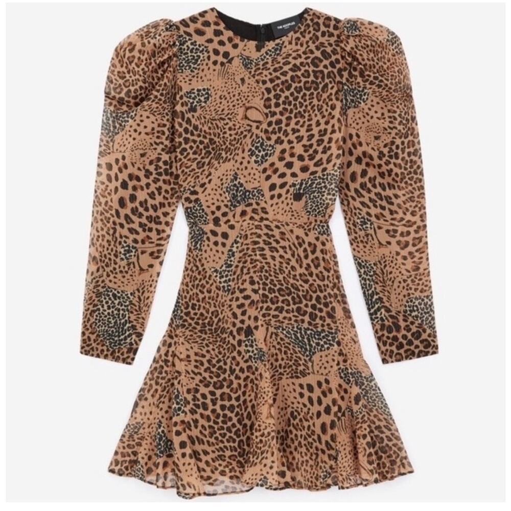 The Kooples Animal Print Short Dress Size 1 Small